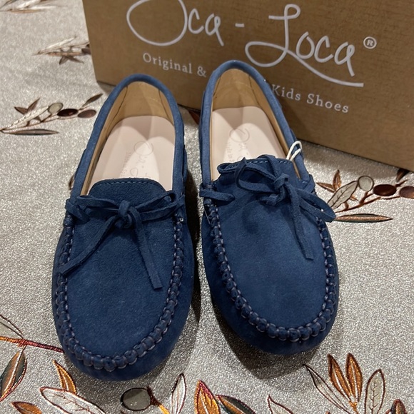 Oca-Loca Toddler Suede Loafers - Picture 5 of 12